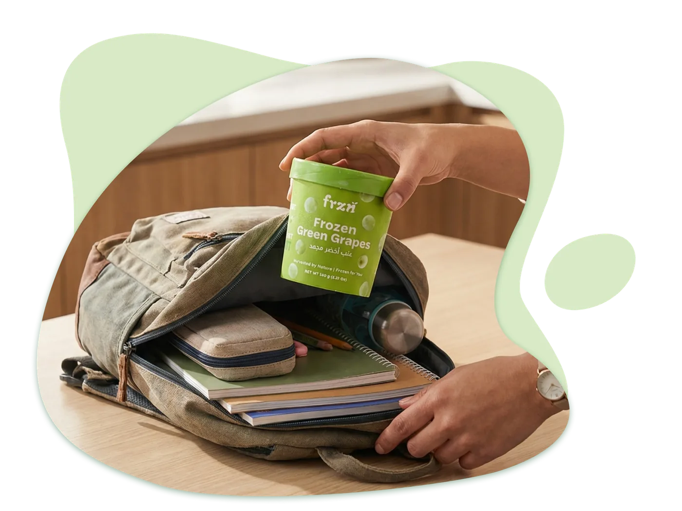 frzn cup for school snacking
