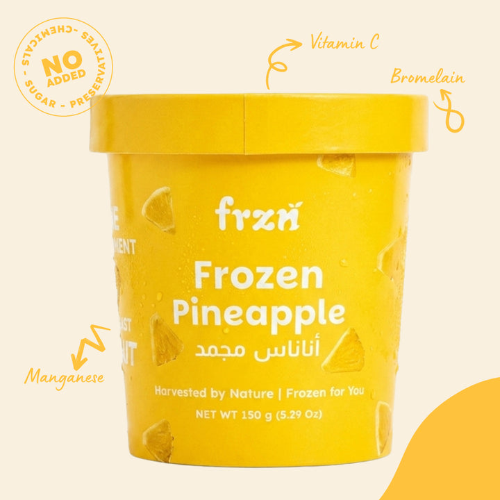 frzn frozen pineapple cup, one of the flavours in the 30-day Reset