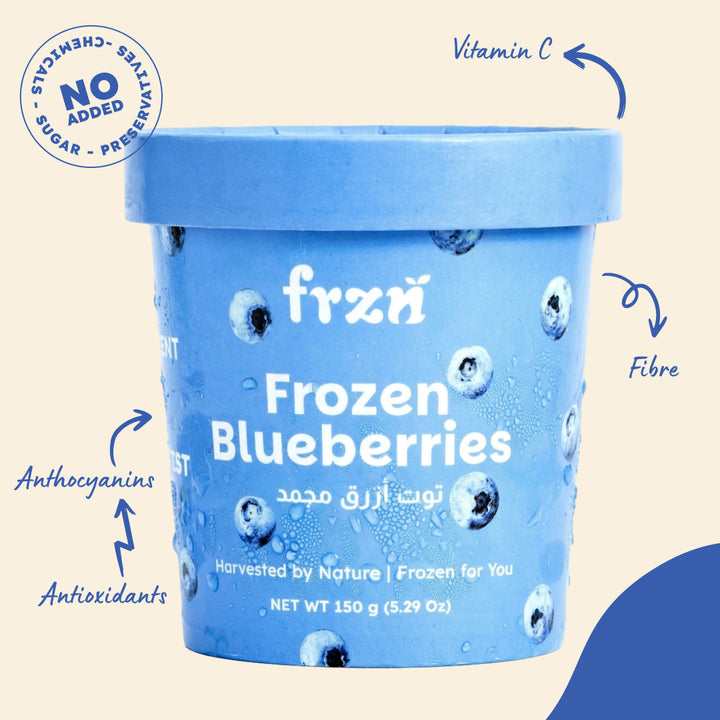 frzn frozen blueberry cup, one of the flavours in the 30-day Reset