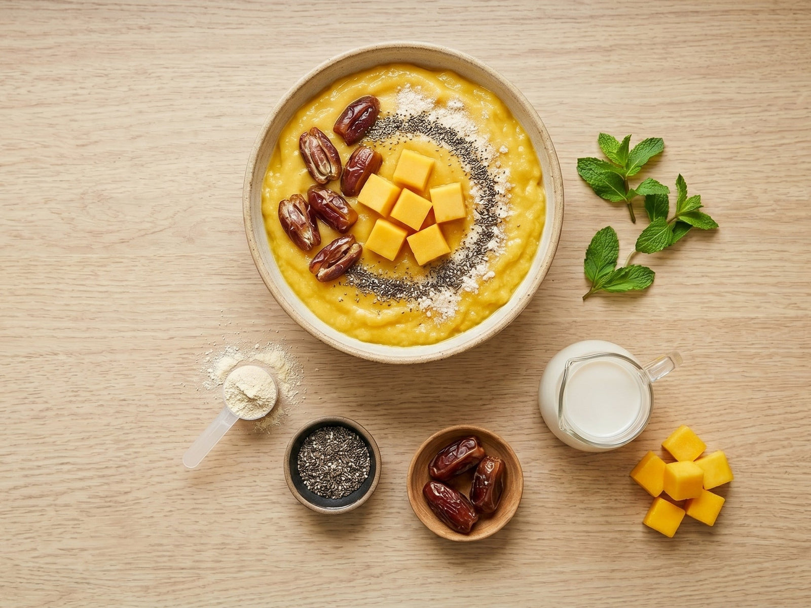 post-workout mango protein bowl
